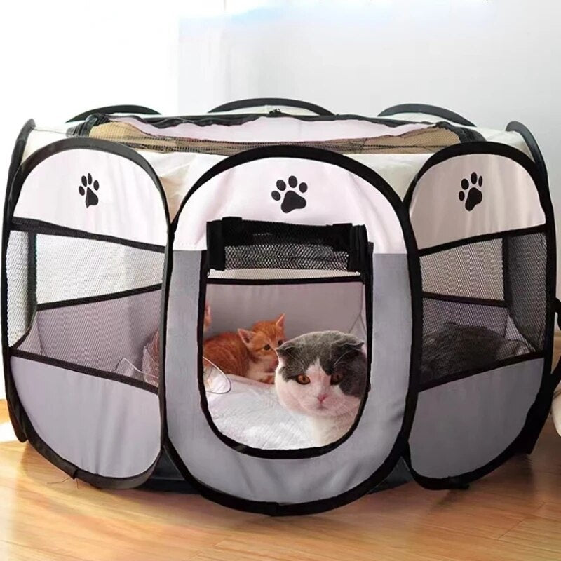 Portable pet cage